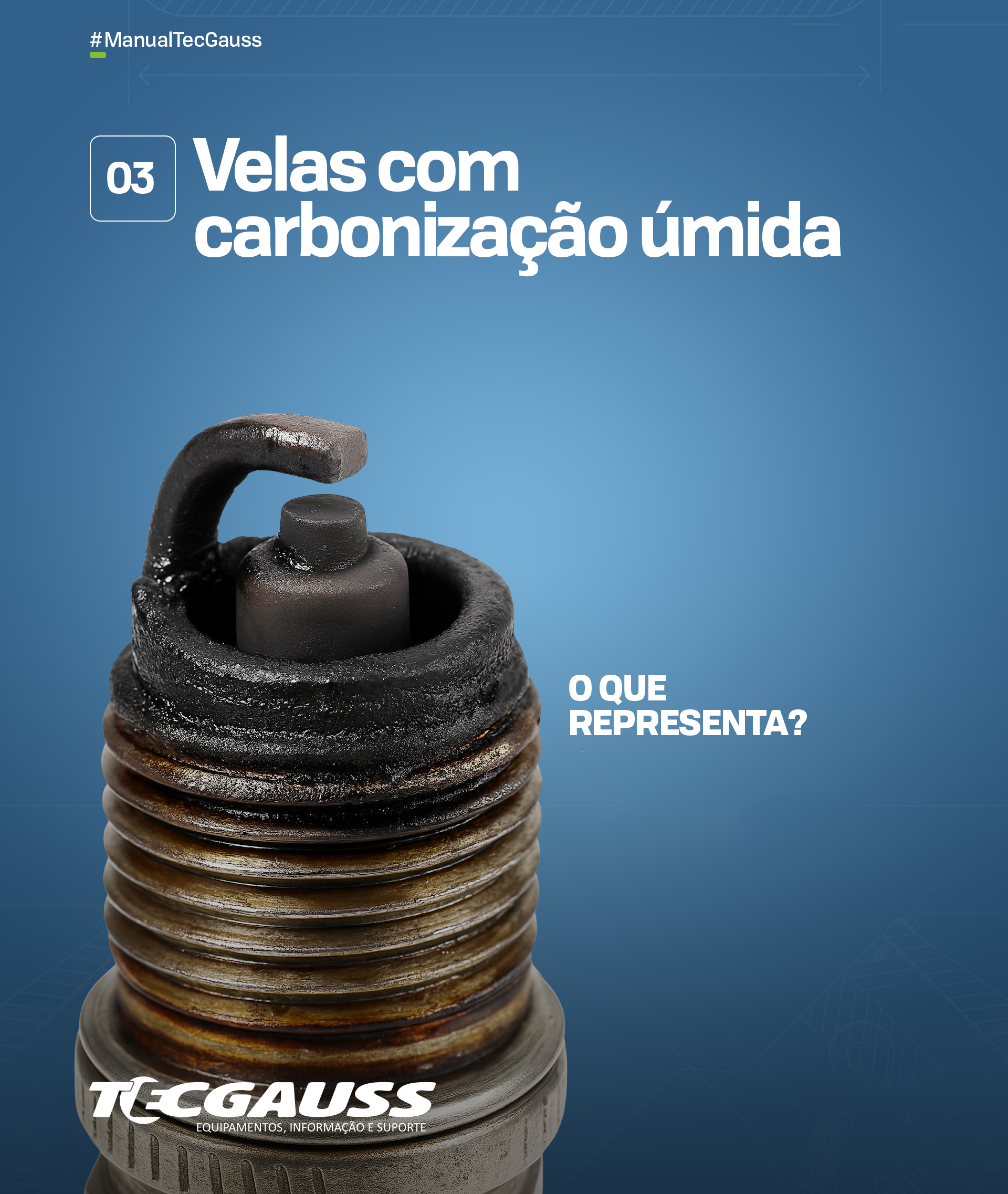 vela com carbonização úmida
