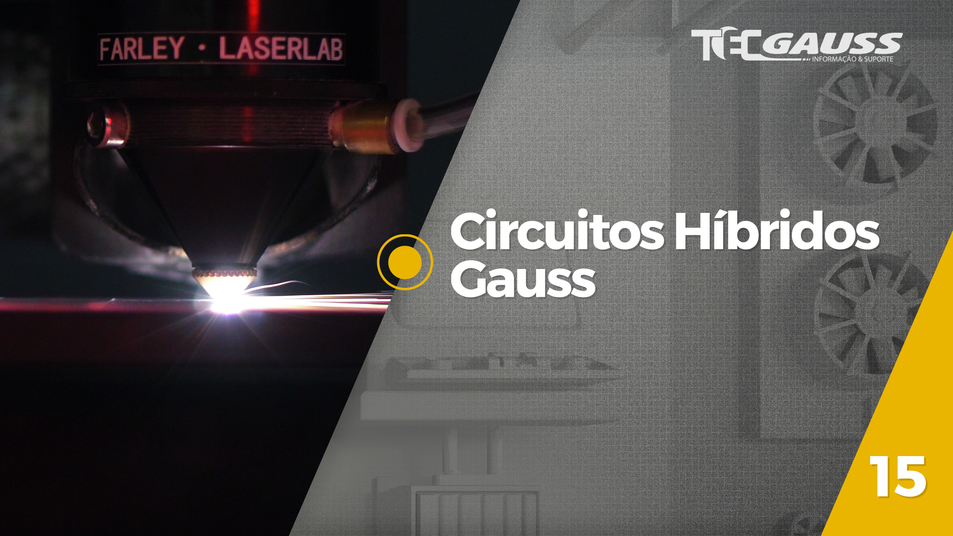 Circuito híbrido automotivo pronto para testes e aplicação em componentes eletrônicos