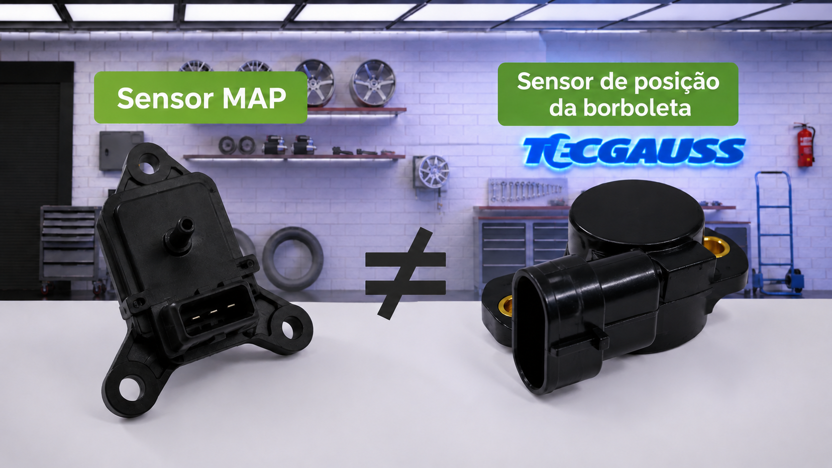 Diferença entre sensor MAP e sensor de posição da borboleta