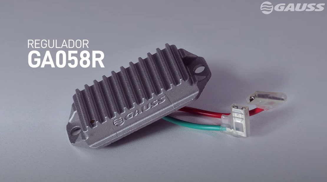 Regulador GA058R usado no teste de alternador em bancada