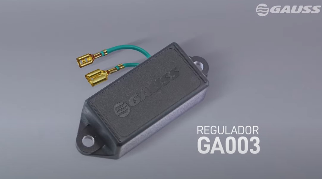 Regulador GA003 usado no teste de alternador de campo positivo